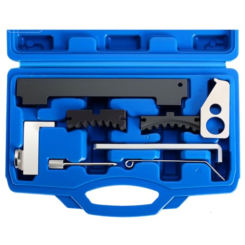 ATPEAM Engine Camshaft Tensioning Locking Alignment Timing Belt Tool Kit Compatible with Chevy Cruze Aveo Alfa Romeo Fiat 16V 1.4 1.6 1.8 en6340 km6340
