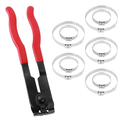 CV Boot Clamp Pliers Kit,10PCS CV Boot Clamp + 1PCS Ear Clamp Pliers,Universal Car Accessorie(Clamp Pliers/1PCS) - color: Clamp Pliers/1pcs