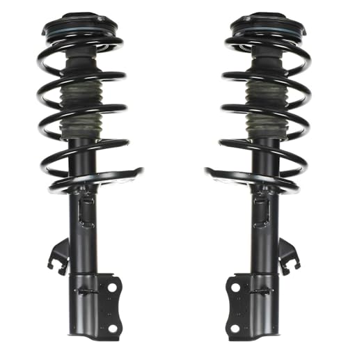 Detroit Axle - Front Struts w/Coil Springs Rear Shock Absorbers Sway Bar Links Replacement for 2014-2016 Nissan Sentra S SL SR SV - 6pc Set - size: 6AQS47295/ strut shock sway kit