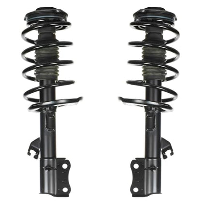 Detroit Axle - Front Struts w/Coil Springs Rear Shock Absorbers Sway Bar Links Replacement for 2014-2016 Nissan Sentra S SL SR SV - 6pc Set - size: 6AQS47295/ strut shock sway kit