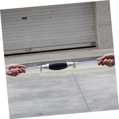 Amosfun Manual Oil Pump Hose Kit for Vehicles Efficient Fuel Transfer Pump Siphon Hose for Truck and Car Maintenance