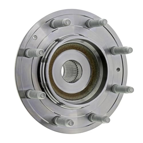 Detroit Axle - 4WD Front Wheel Bearing Hub for 2020-2026 Chevrolet Silverado 2500 HD 3500 HD, GMC Sierra 2500 HD 3500 HD [SRW], Wheel Bearing Hub Assembly 2021 2022 2023 2024 2025 Replacement - size: MB50332/Single