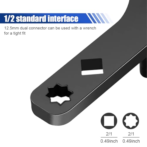 Lower Control Arm Prying Tool – Universal 1/2" Drive Lower Ball Joint Pry & Suspension Bushing Removal Tool, Heavy-Duty Pry Bar Wrench for Automotive Repair, Works with Breaker Bar & Extension
