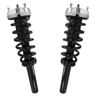 Detroit Axle - AWD Front Struts for 2007-2013 BMW X5 2008-2014 X6 [Excludes Air Suspension], 2009 2010 2011 2012 2013 Struts with Coil Spring Assembly Replacement Suspension - size: 11425_11426/Pair