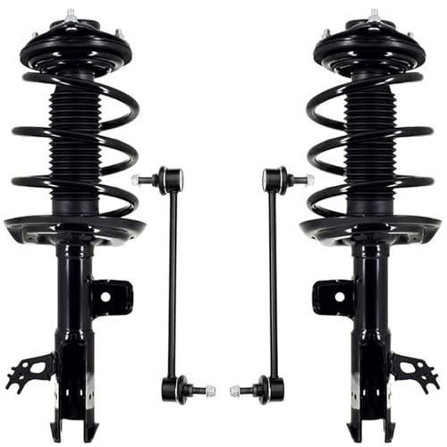 Detroit Axle - Front Struts Kit for Toyota 2019-2022 Avalon 2018-2023 Camry, 2 Struts with Coil Spring Assembly 2 Sway Bar End Links Replacement Suspension Kit - size: 4QS501874/Sway Kit
