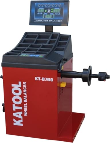 KATOOL Wheel Balancer Machine KT-B760 Automatic Measurement Ruler Home Garage Equipment Service Shop Tools Repair