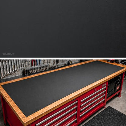 ONREVA Workbench Mat 24X60 Inches, EVA Rubber Work Mat, Protect Your Work Bench Top, Heavy Duty Pad for Tool Box Top, Table, Tool Station, Rolling Cabinet Cart Cover Liner Matt, 60"X24" 5mm Thick