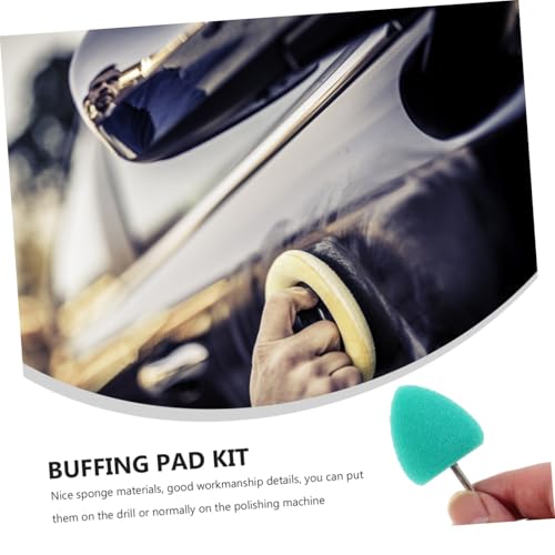 Healifty 16-piece Car Polishing Wheel Kit Sponge Pads for Auto Detailing Clay Bar Brush Car Wheel Brush Light Weight Portable