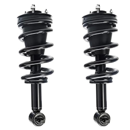 Detroit Axle - 4WD Struts Shocks Kit for 2014-2018 Chevy Silverado 1500 GMC Sierra 1500, 2015 2016 2017 Front Struts with Coil Spring Sway Bar End Links Rear Shock Absorbers Suspension Replacement - size: 6AQS47172-V1/ strut shock sway kit