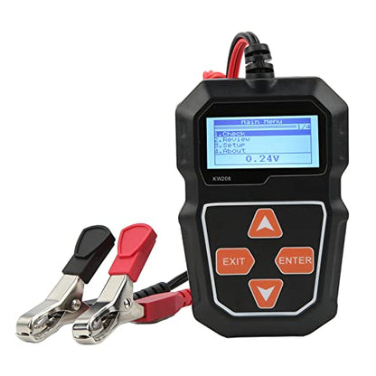12V Car Battery Load Tester, Digital Auto Battery Analyzer, Automotive Alternator Tester with Color LCD Screen, for Truck SUV and All 12V 100 2000 CCA Batteries
