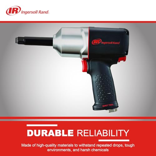 Ingersoll Rand 2135QXPA-2 1/2" Quiet Air Impact Wrench, Pistol Grip, 2" Extended Anvil, 780 Ft-Lbs Max Reverse Torque - style: 2135QXPA2