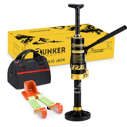 BUNKER INDUST Portable Hydraulic Recovery Jack with Lift Mate, 4x4 Off Road Lift Jack for SUV ATV UTV, 19,400 lbs Lifting Capacity