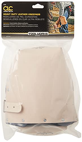 CLC Custom Leathercraft 309 Leather Kneepads, Heavy Duty,Tan - style: Leather Kneepads