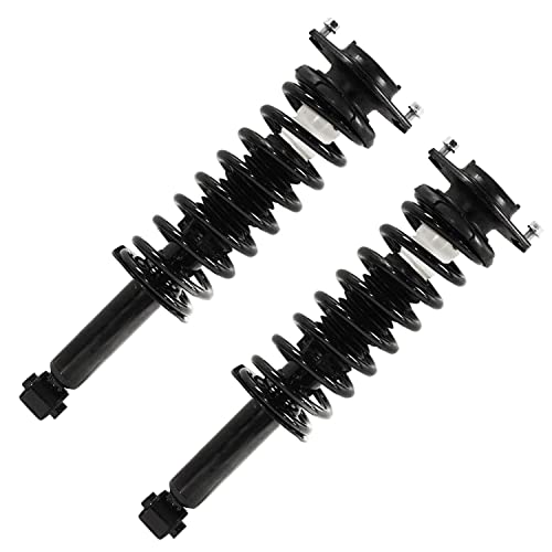 Detroit Axle - 4pc Struts for 2009 2010 2011 2012 2013 Subaru Forester | Front Rear Struts w/Coil Spring Replacement Suspension Shock Absorbers - size: 4Q47130/ 4 Struts