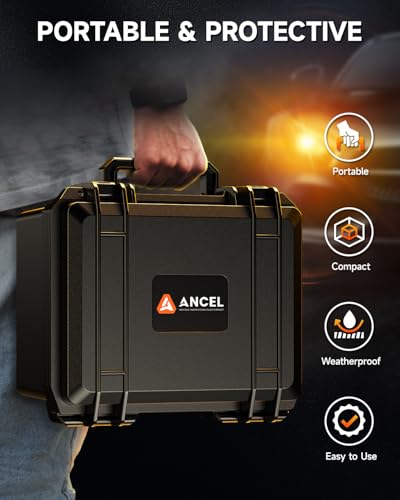 ANCEL L8000 EVAP&Turbo High Pressure Automotive Smoke Machine Leak Detector | 0.5-20 PSI output coverage, built-in pump, LCD and button controls, precise pressure control, adjustable smoke duration - size: Dual-Pressure LCD
