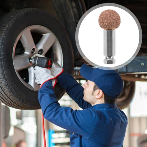 SOLUSTRE Tire Buffing Wheel with Tungsten Steel Grinding Head Tire Repair Tool for Automotive & Truck Abrasive Buffing Wheel for Precise Surface Preparation and Patching - size: 5.50X2.20X2.20CM