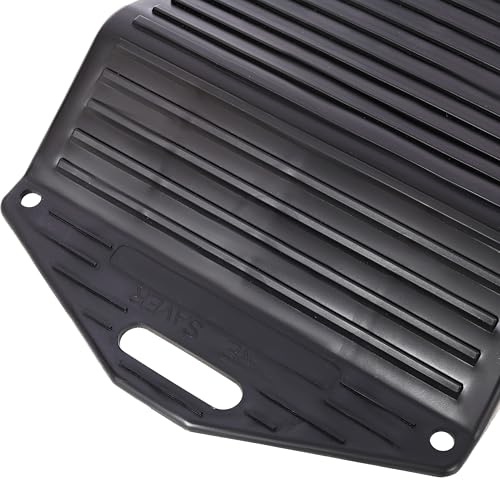 Tire Saver Ramps for Flat Spot and Flat Tire Prevention, 4-Pack Car Wheel Chocks Car Tire Ramps with Anti-Slip Interlocking Pads for Long-Term Vehicle Storage, Fits Cars, RVs and Trucks, Black
