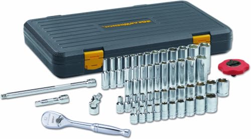 GEARWRENCH 51 Pc. 1/4 Inch Drive 6 Pt. 120XP Mechanics Tool Set, Standard & Deep, SAE/Metric - 80300P (Pack of 6) - size: 1/4" (Pack of 6)