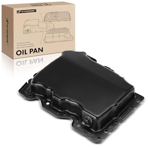 A-Premium Lower Engine Oil Pan Sump with Drain Plug Compatible with Chevrolet Malibu 2013-2015, Impala 2014-2016 & Buick Regal 2014-2016 & Cadillac ATS 2013-2017, CTS 2014-2015, 2.0L 2.5L