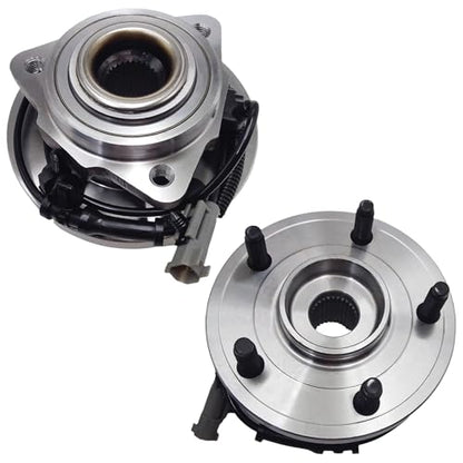 513234 Front Wheel Bearing Hub Assembly for Jeep Grand Cherokee Commander 2005 2006 2007 2008 2009 2010 (2PCS) - size: 513234