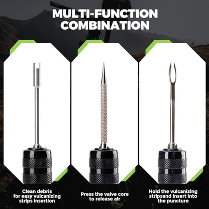 ROCKBROS Bike Repair Kit Cycling Tubeless Tire Repair Kit for Mountain Bike and Road Bicycle