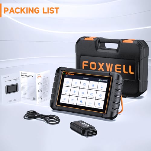2026 FOXWELL Scanner NT809BT OBD2 Scanner Diagnostic Tool with 30+Resets, All System Bidirectional Scan Tool for All Vehicles, CAN-FD, FCA Autoauth, 3-Yr Free Update, AutoVIN, Wireless 65-Foot, Orange - color: NT809BT Bidirectional Scanner Orange