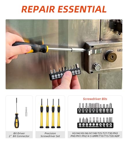40-Piece Tool Set - General Household Hand Tool Kit with Plastic Toolbox Storage Case… - style: 40 Piece