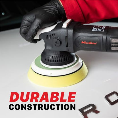 Maxshine 6" Universal Hook & Loop Dual Action Backing Plate – Fits DA Polishers with 5/16" Thread – Supports Up to 12,000 OPM – Compatible with Specific High-Speed DA Polishers - size: 6”
