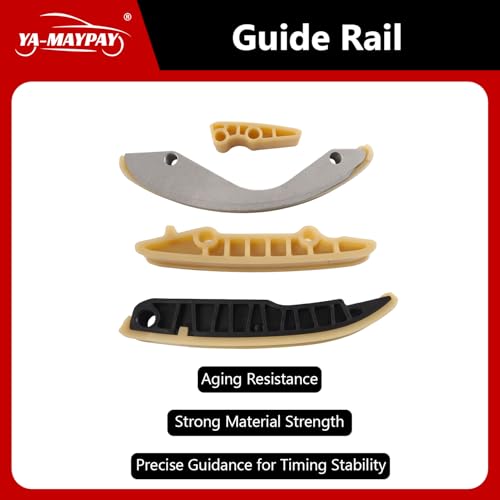 8PCS Engine Timing Chain Kit W/Tensioner & Guide Compatible with Volkswagen 2007-2019 Beetle,2012-2022 Passat,2007-2018 Jetta,2009-2014 Golf 2.5L OE#07K109158B 07K109231A 07K109469G