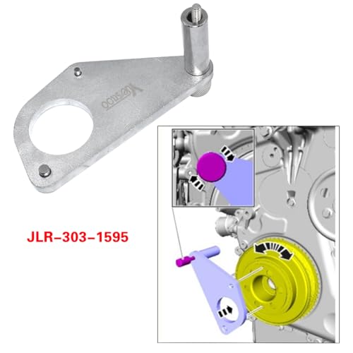 Engine Camshaft Timing Locking Tool Kit, Compatible with Jaguar Land Rover Evoque Ford Edge Escape Volvo Mondeo 2.0T Mustang 2.3T, Replace 303-1595 303-1600 303-1594 - size: 9PCS Improved Kit