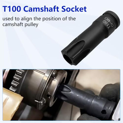 New Engine Camshaft Timing Alignment Tool Kit Compatible with Mercedes Benz M133 M260 M264 M270 M274 Engine Replace 270 589 00 6100, 270 589 01 6100 - color: 19Pcs