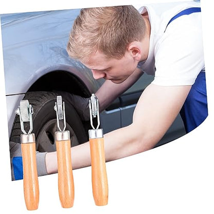 Cabilock Auto Tire Compaction Roller Repair Tool Set 3mm 6mm 12mm Rollers Easy to Use