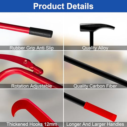 Tire Hammer Tire Bead Breaker and Tire Removal Tool for Tire Changing Tool Tire Changer Kit - style: Tire Remover+Tire Hammer