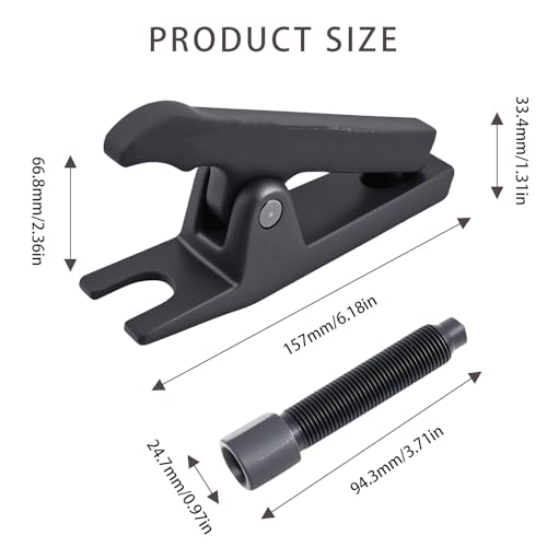 Ball Joint Separator Tool Heavy Duty Adjustable 1-1/2" to 1-7/8", Ball Joint Puller & Tie Rod Separator for Cars, Trucks & ATVs