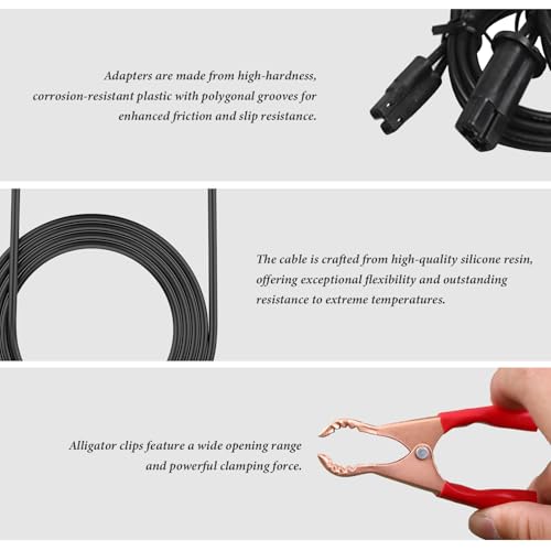 Car Fuel Injector Cleaner Tool Kit, Auto Gas Injector Nozzle DIY Cleaning Tool with Test Lead, 2 Size Fuel Injectors Nozzle Adapter Flush Cleaner for Car SUV Truck RV