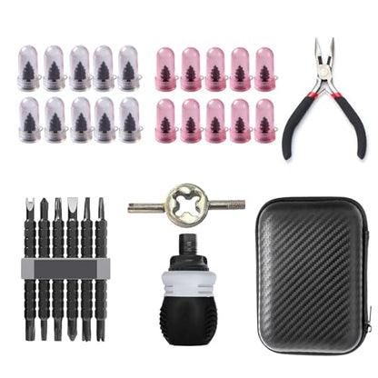 20PCS Screw in Tire Repair Rubber Nails, Tubeless Tire Plug Kit Emergency Quick Puncture Fix, Self Service Vacuum Tire Repair Plugs for Car Motorcycle Truck SUV Tractor - size: ALL IN ONE(20PCS)