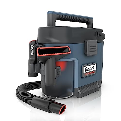 Shark VS101 MessMaster Portable Wet Dry Vacuum, 1 Gallon Capacity, Corded, Perfect for Pets & Cars, AnyBag Tech, Self-Cleaning, Ultra-Powerful Suction for Tough Wet & Dry Messes, Blue - color: Gray