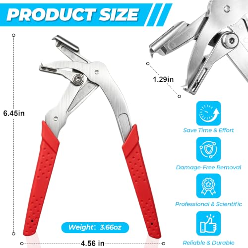 Car Clip Pliers, Automotive Clip Removal Tool, Damage-Free Panel Clip Removal Pliers for Automotive Plastic Fasteners Clips, Interior & Exterior Trim, Door Panels, Rivets and Buckles
