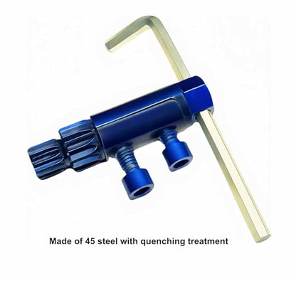 Broken Pipe Thread Extractor Tool, Broken Valve Thread Extractor, Stripped Screw Extractor Set Easy Out Broken Screw Removal Tool for 1/4", 3/8", 1" Pipes - Damaged Screw & Bolt Extractor Kit