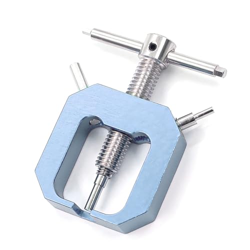 1/8 1/10 RC Motor Gear Puller Remover Universal Pinion Gear Tooth Extractor Repair Tool For 1:8 1:10 Scale Crawler Truck Car Upgrade Parts HSP HPI Axial SCX10 Traxxas RC4WD Redcat (Titanium) - color: Titanium