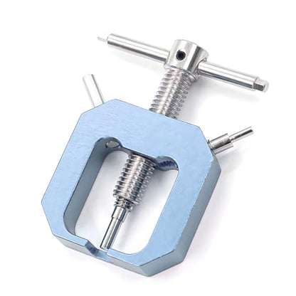1/8 1/10 RC Motor Gear Puller Remover Universal Pinion Gear Tooth Extractor Repair Tool For 1:8 1:10 Scale Crawler Truck Car Upgrade Parts HSP HPI Axial SCX10 Traxxas RC4WD Redcat (Titanium) - color: Titanium