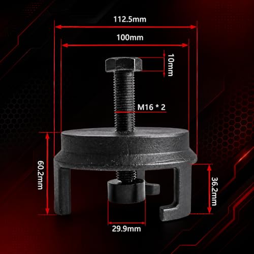 25264 Harmonic Balancer Puller for GM LS Series – Crankshaft Pulley & Damper Removal Tool for GM, Chrysler, Jeep, Dodge Engines