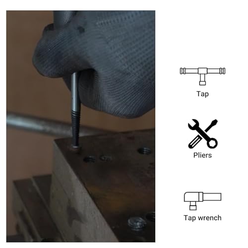 Screw Extractor Set, 5-Piece Left Extractor Set, High Hardness Screw Extractor Set, Damaged Screw Remover Extractor Set, Left Extractor Set - size: 5PCS Hand Driver