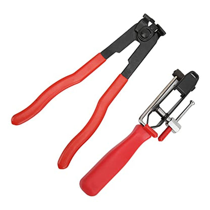 Cv Boot Clamp Pliers Kit, 2Pcs Stainless Steel Ear Clamp Boot Pliers, Automotive CV Banding Tool Kit