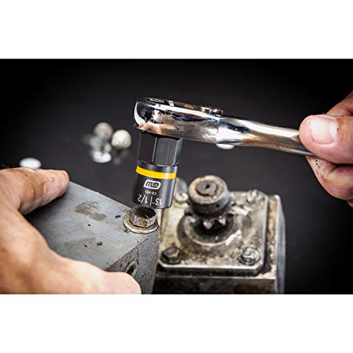 GEARWRENCH 3/8" Drive Bolt Biter Impact Extraction Socket 17- mm - 84772 - size: 3/8 Drive, 17-mm, style: METRIC