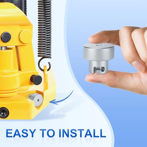 Suitable for Harbor Freight's Hydraulic Press Jack Valve Screws, 7/16'' Bottle Jack Valve Release Knob, Replaces Jack Handle Fitting, Made of 6061 Aluminium - size: 7/16''