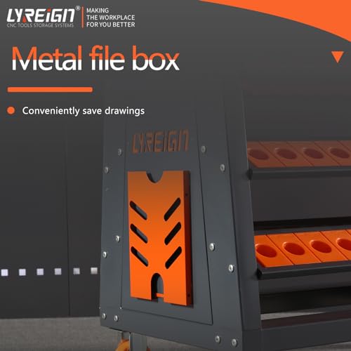 Mobile CNC Tool Storage Cart, CNC Tool Holder Transfer Cart Suitable for Warehouses, CNC Tool Keeper Rolling Cart with Wheels for CNC Machinists Workers - size: CAT/BT40-100CAP