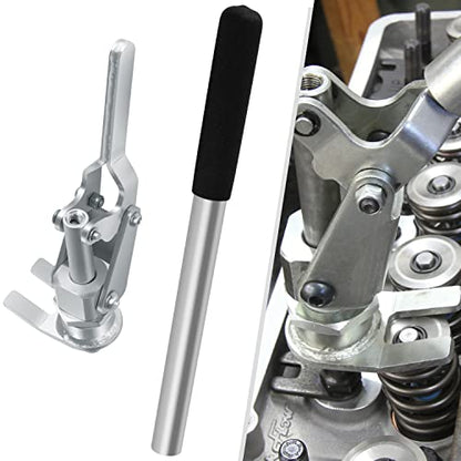 66784 Stud Mount Valve Spring Compressor Removal Tool Remove & Install Valve Springs & Retainers Fit For All 3/8'' & 7/16'' Rocker Studs