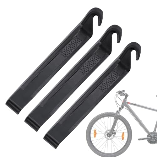 Cycle Tire Levers Compact Portable Ergonomic Rim Safe Scratch Free | Cycle Tyre Repair Tool for Road Mountain Bike Bicycle Cycling Outdoor Quick Removal Repair Maintenance Tool Kit Compact - color: A