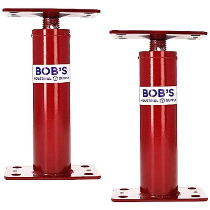 BISupply House Jacks for Leveling Crawlspace 2 Pack - 12 to 16 inch Adjustable Support Beam Basement Jack Post - Floor Lifting Joist Beam Brace for Cellar Ceiling - Screw Pole Jack - size: 12-16 Inch (2 PACK)